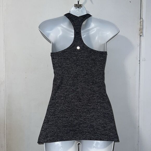 LULULEMON Cool Racerback Heathered Grey Tank Top- - Picture 5 of 8